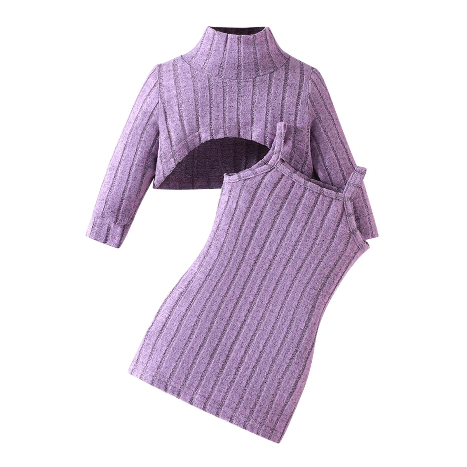 Infant Baby Girl Fall Outfits Winter Long Sleeve Solid Color Coat Dress