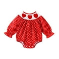 thumbnail image 1 of Baby Romper Love Toddler Girl Summer Outfits Long Sleeve Toddler Clothes Baby Girl Clothes 3-6 Months Cute boys' and girls' clothing, 1 of 9