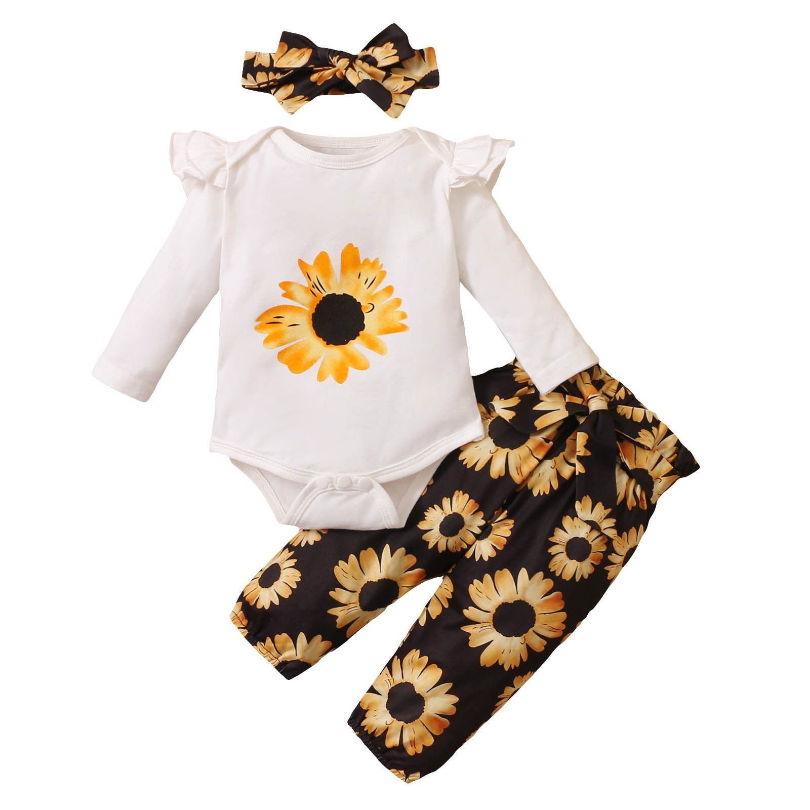 Baby Girl Outfits Preschool Long Sleeve Letter T Shirt Pullover