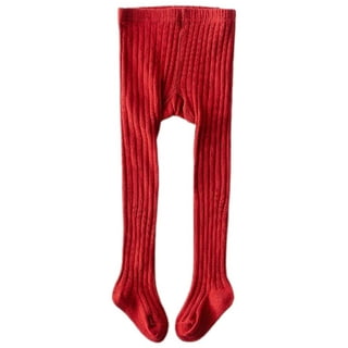 FZM Christmas Kids Baby Girls Tights Toddler Cable Knit Warm