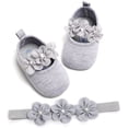 thumbnail image 1 of Infant Baby Girl Shoes Baby Mary Jane Flats Princess Wedding Dress Shoes Crib Shoe for Newborns,Infants,Babies, 1 of 7