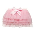 thumbnail image 1 of Infant Baby Girl Tutu Skirt with Diaper Cover Toddler Girls Solid Color Tulle Skirts Birthday Outfits 1T-4T, 1 of 5