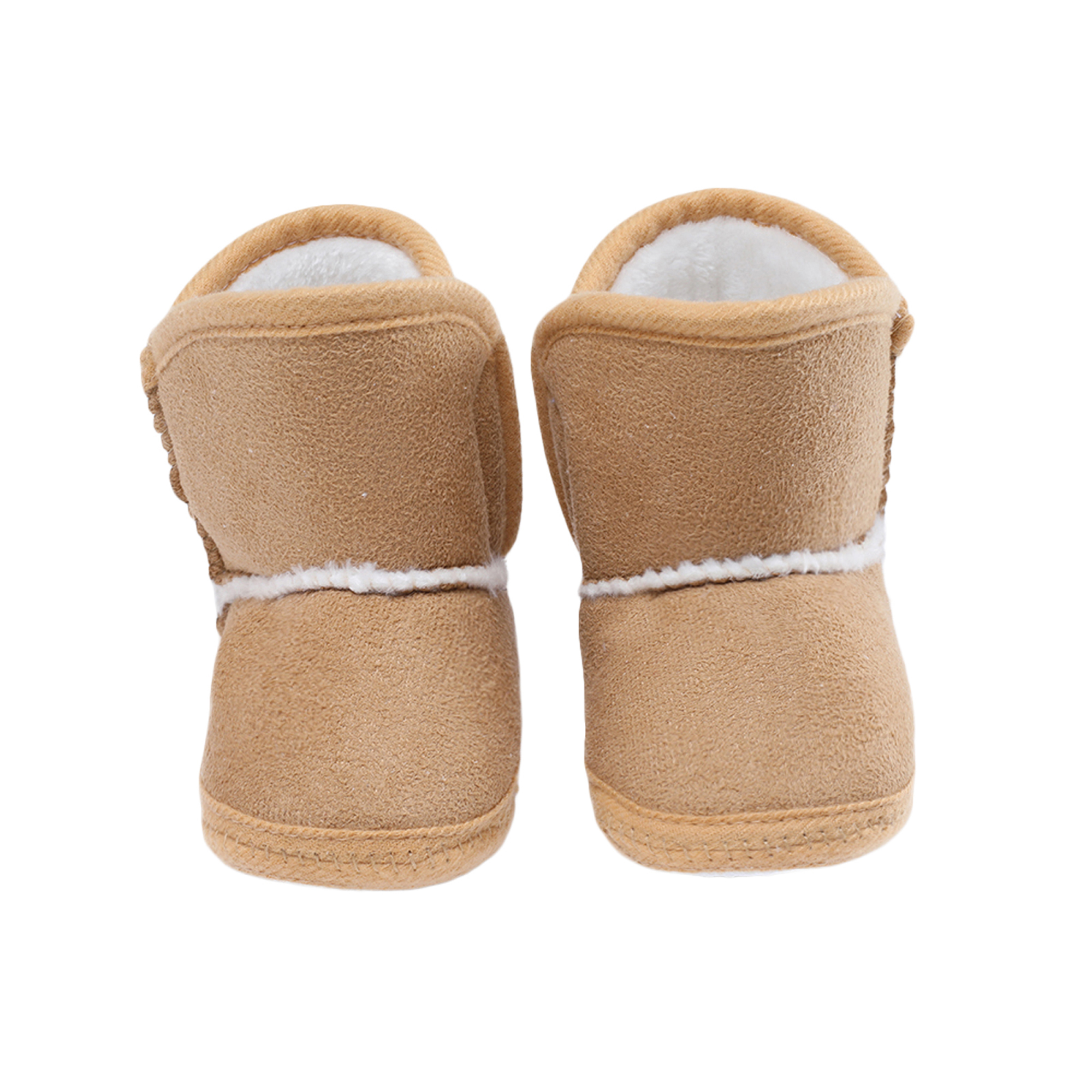Infant Baby Girls Boots Winter Sole Fluffy Non Slip Shoes