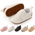 thumbnail image 1 of Infant Baby Girls Boys Canvas Shoes Soft Sole Toddler Slip On Newborn Crib Moccasins Casual Sneaker Austin Boy's Flat Lazy Loafers First Walkers Skate Shoe, 1 of 6