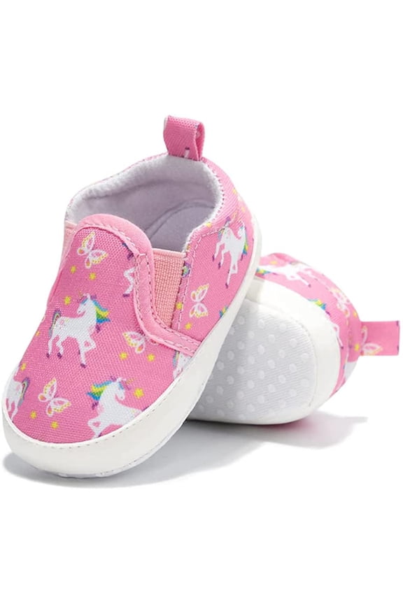 Infant Baby Girls Boys Canvas Shoes Soft Sole Toddler Slip On Newborn Crib Moccasins Casual Sneaker Austin Boy's Flat Lazy Loafers First Walkers Skate Shoe
