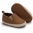 thumbnail image 1 of Infant Baby Girls Boys Canvas Shoes Soft Sole Toddler Slip On Newborn Crib Moccasins Casual Sneaker Austin Boy's Flat Lazy Loafers First Walkers Skate Shoe, 1 of 7