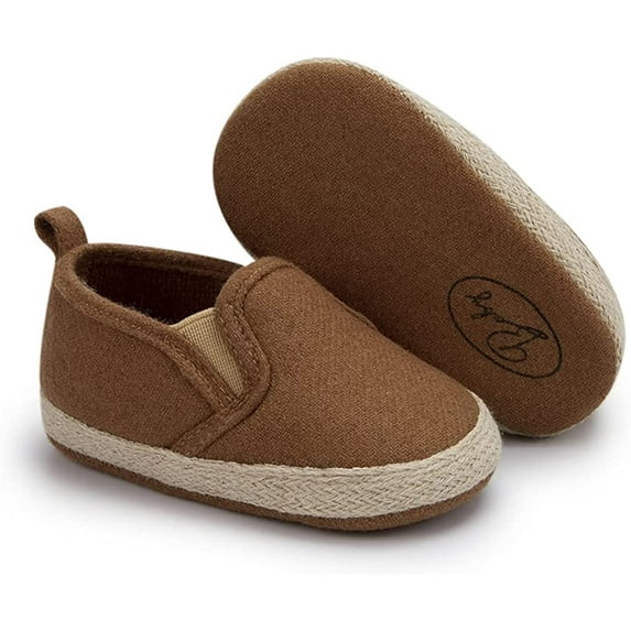 Infant Baby Girls Boys Canvas Shoes Soft Sole Toddler Slip On Newborn Crib Moccasins Casual Sneaker Austin Boy's Flat Lazy Loafers First Walkers Skate Shoe