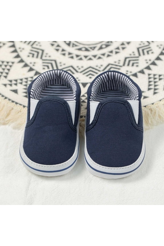 Infant Baby Girls Boys Canvas Shoes Soft Sole Toddler Slip On Newborn Crib Moccasins Casual Sneaker Austin Boy's Flat Lazy Loafers First Walkers Skate Shoe