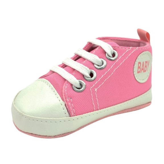 Infant Baby Girls Boys Canvas Shoes Soft Sole Toddler Slip On Newborn Crib Moccasins Casual Sneaker First Walkers Skate Shoe
