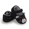 thumbnail image 1 of Infant Baby Girls Boys Handmade Princess Flats Toddler First Walkers Soft Non-Slip Crib Wedding Dress Shoes 0-18Months, 1 of 6
