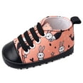thumbnail image 1 of Infant Baby Girls Boys Lace Up Cartoon Canvas Shoes Soft Sole Toddler Slip On Sneaker Casual Cute Walking Shoes, 1 of 7