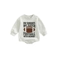 thumbnail image 1 of Infant Baby Girls Boys Romper Onesies Round Neck Long Sleeve Jumpsuits Autumn One Piece Clothes, 1 of 7