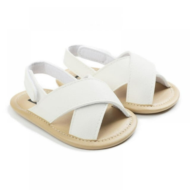 Infant Baby Girls Boys Sandals Summer Toddler Slipper Soft Sole PU Leather Newborn First Walker Crib Shoes