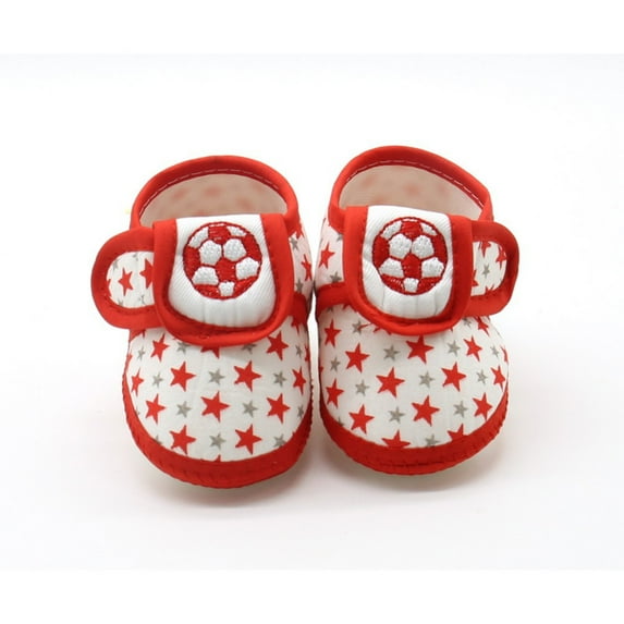Infant Baby Girls Boys Shoes Cut Star Pattern Soft Sole Toddler Slip On Newborn Crib Casual Sneaker First Walkers Shoes for 0-18 Months