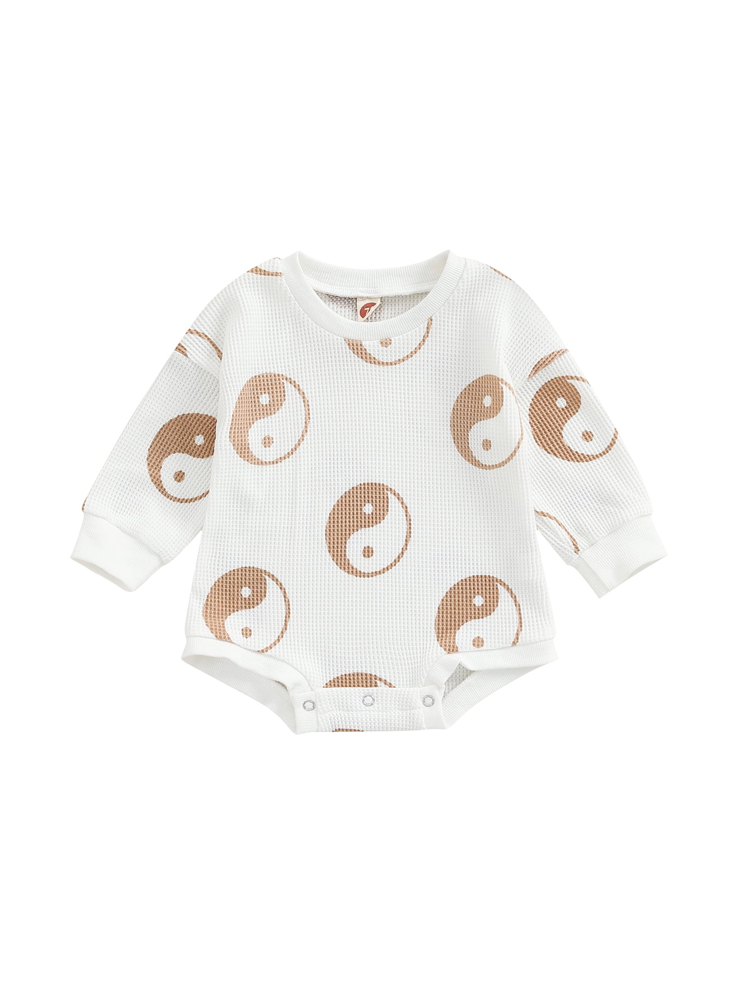 Infant Baby Girls Boys Sweatshirt Romper Yin Yang EightDiagram Print