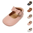 thumbnail image 1 of Baby Girls Mary Jane Flats Bow Non- Soft Sole Princess Toddler First Walkers Sneaker Wedding Dress Shoes Princess Shoes, 1 of 5