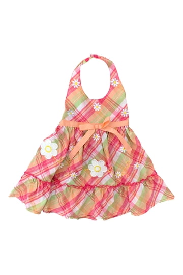 Robe Rouge Sans Manches Pour Petite Fille Blueberi Boulevard - Taille 12 Mois