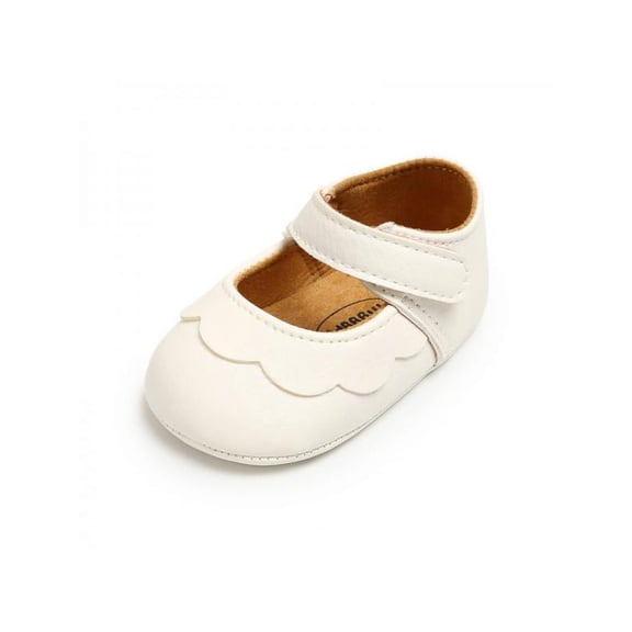 Infant Baby Girls Princess PU Leather Soft Sole Crib Shoes Toddler Shoes 0-18M