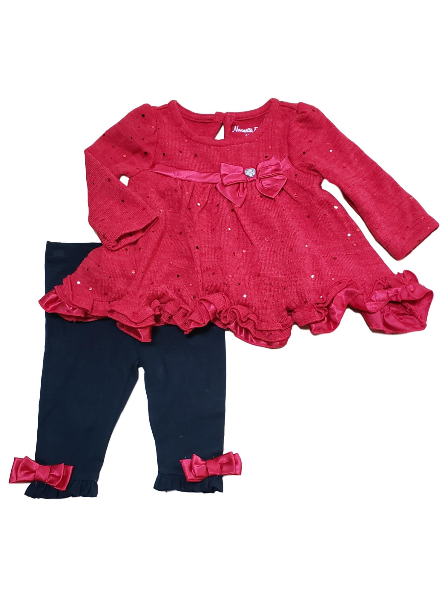 infant red sweater dress IBTOM CASTLE Baby Girls Ribbed Knit Sweater Dress Kids Ruffle Long Sleeve Casual Christmas Playwear 5-6 Years Wine Red & Turtleneck