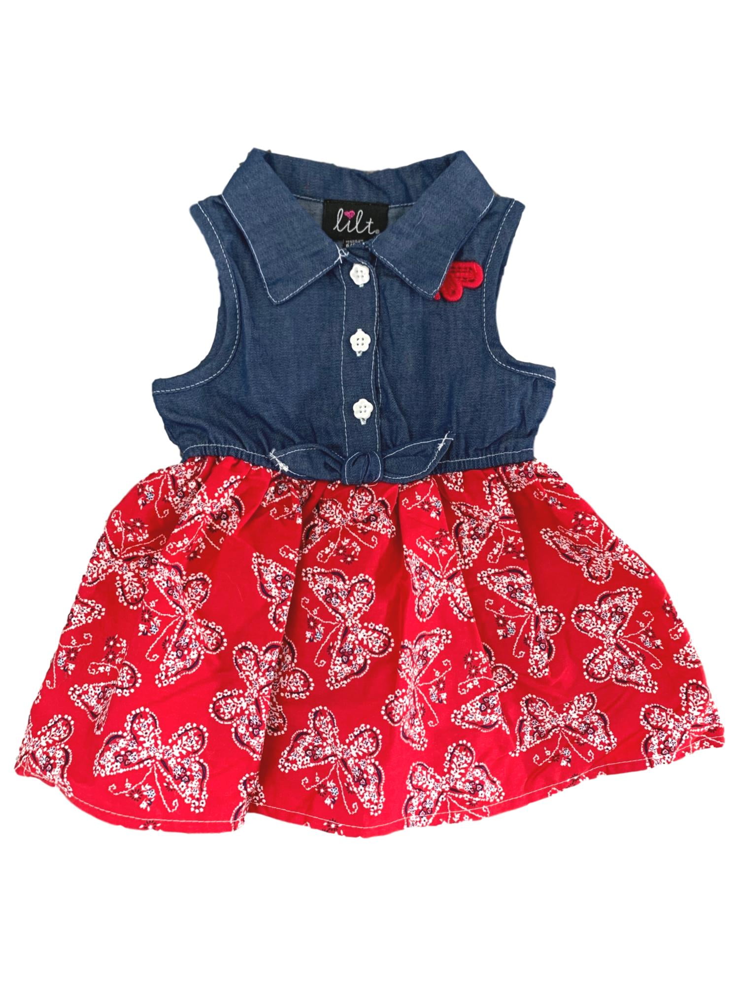 navy blue dress for baby girl Amazon.com: Lilt Girls Red Velvet Faux Fur Satin & Rhinestone Santa Dress  Christmas Holiday 4: Clothing, Shoes & Jewelry main image 1