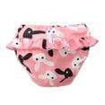 thumbnail image 1 of Baby Girls Reusable Waterproof Swim Diapers Washable Leakproof Ruffle Swim Pants Underwear 1-5 Years E, 1 of 2
