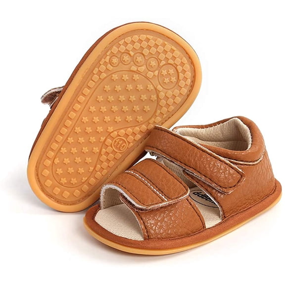 Infant Baby Girls Sandals Summer Crib PU Leather Bowknot Soft Anti-Slip Rubber Sole Toddler First Walkers Shoes