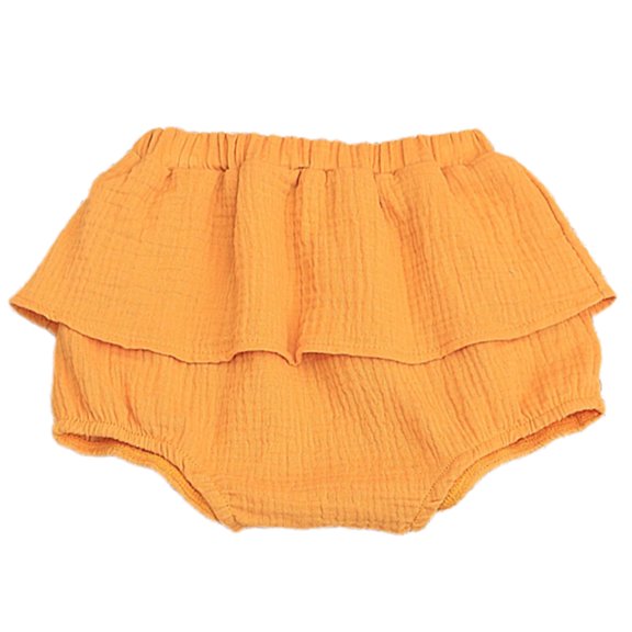 Infant Baby Girls Shorts Solid Color Cotton Bottoms PP Shorts Comfortable Children's Panties for 0-3 Year