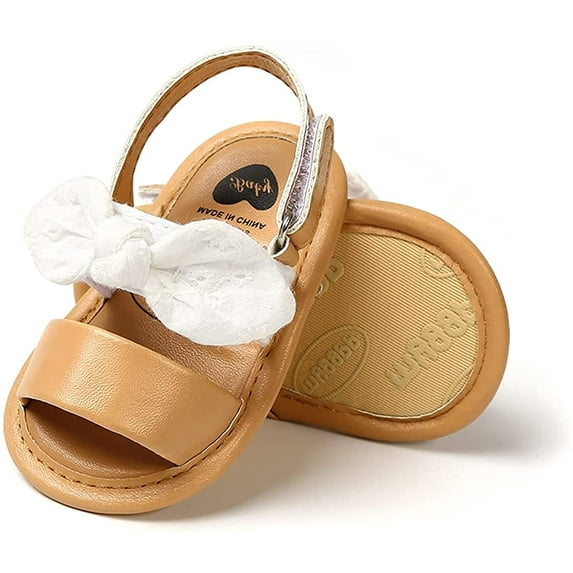 Infant Baby Girls Summer Sandals Flower Soft Sole Newborn Toddler First Walker Crib Dress Shoes