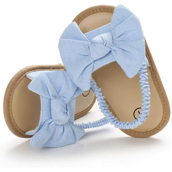 Infant Baby Girls Summer Sandals Flower Soft Sole Newborn Toddler First Walker Crib Dress Shoes