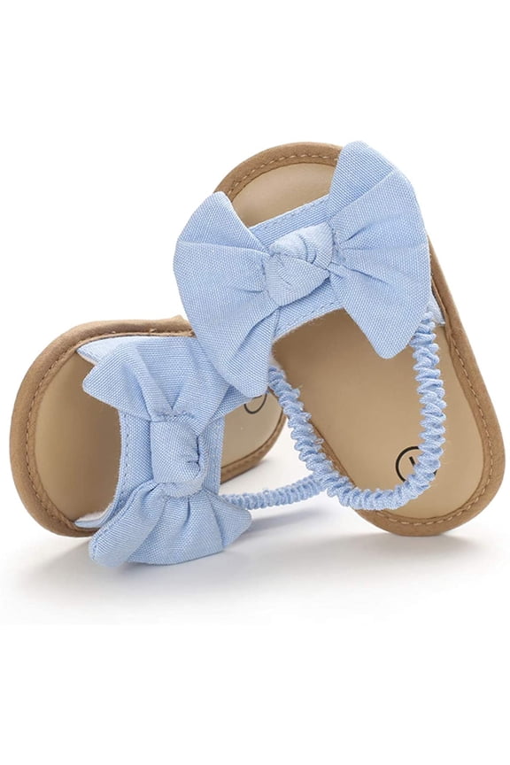 Infant Baby Girls Summer Sandals Flower Soft Sole Newborn Toddler First Walker Crib Dress Shoes