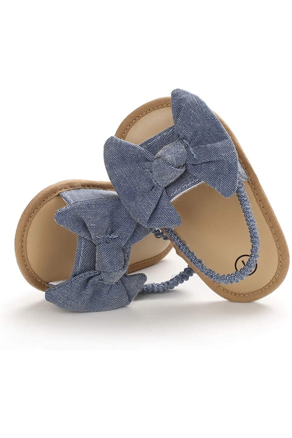 Infant Baby Girls Summer Sandals Flower Soft Sole Newborn Toddler First Walker Crib Dress Shoes