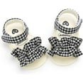 thumbnail image 1 of Infant Baby Girls Summer Sandals Indoor Slippers Open Toe Lace Princess Dress Wedding Flats Shoes Newborn Toddler Soft Non-slip Sole First Walker Crib Shoes 0-18 months, 1 of 7