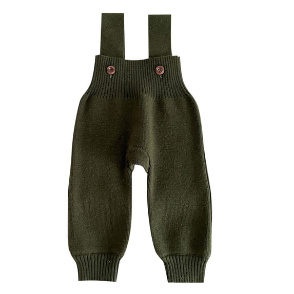 Baby Knit Jumpsuit Suspender Sweater Romper Fall Winter Cotton Blend