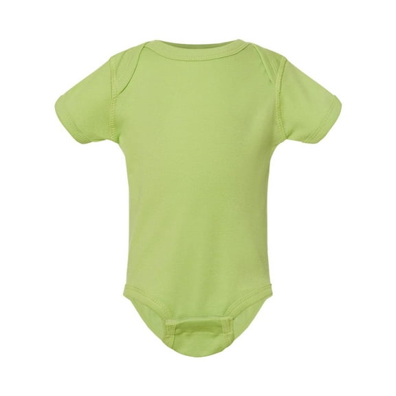 Infant Baby Rib Bodysuit , Key Lime , 18M