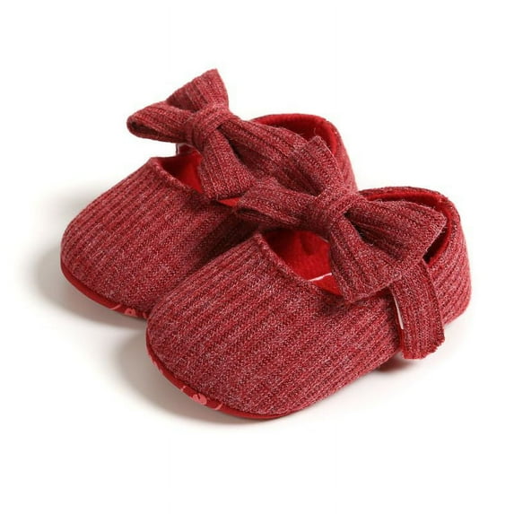 Infant Baby Shoes Girl Princess Shoes PU-Leather Newborn Girls Booties for Newborn Babies Shoes Leather Prewalkers