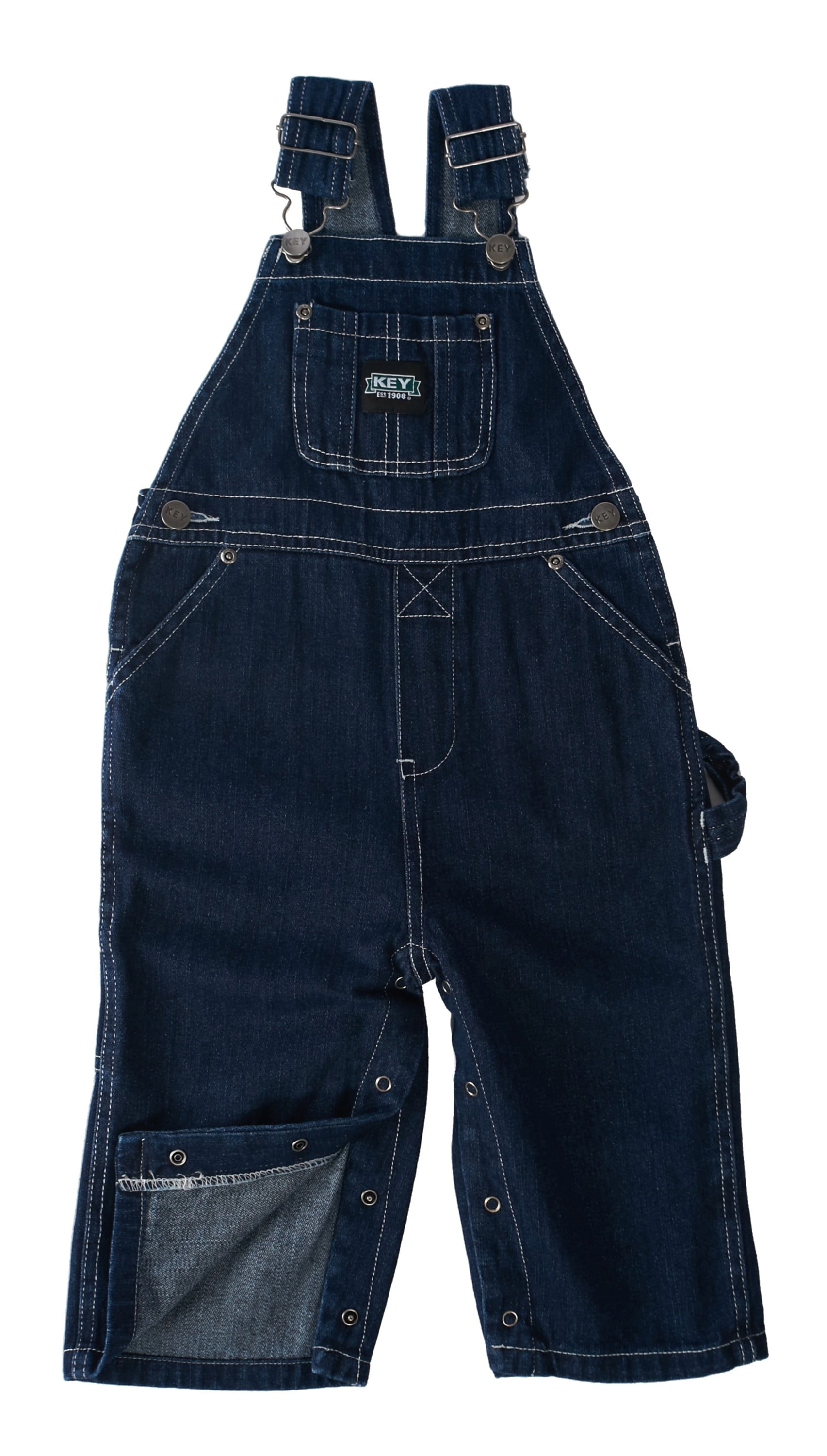 Infant Bib Overall Indigo Denim