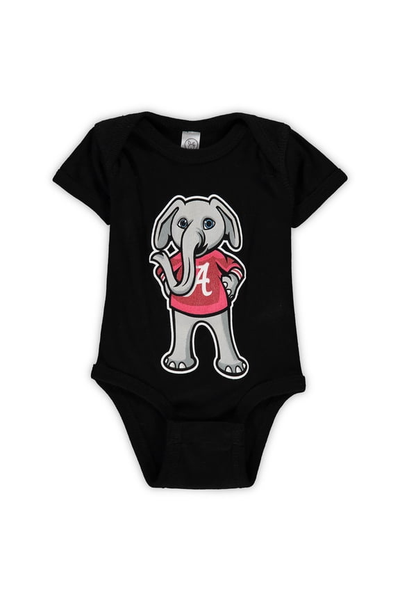 Infant Black Alabama Crimson Tide Big Team Logo Bodysuit