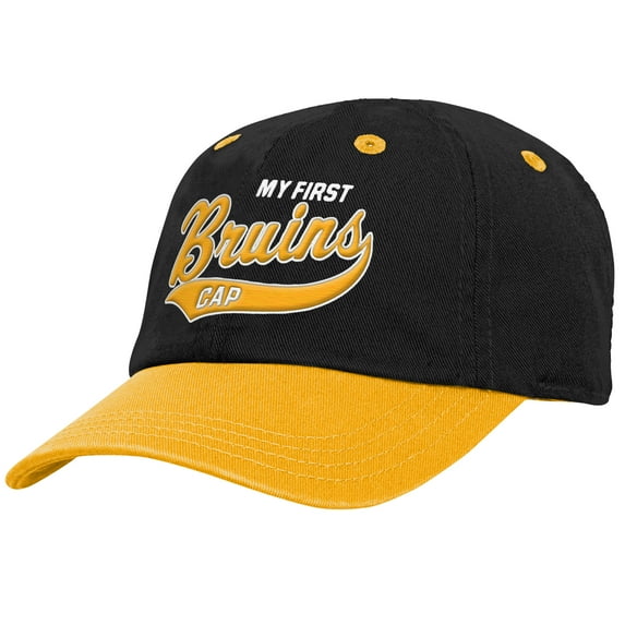Infant Black Boston Bruins My First Tail Sweep Slouch Flex-Hat