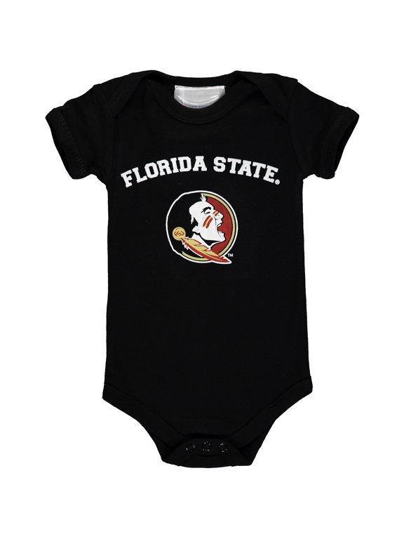 Infant Black Florida State Seminoles Arch & Logo Bodysuit