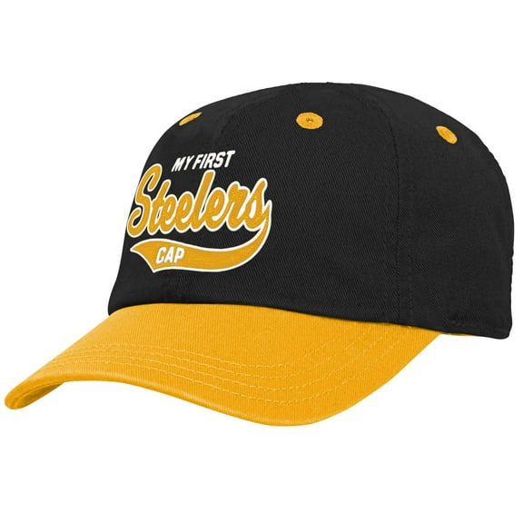 Infant Black/Gold Pittsburgh Steelers My First Tail Sweep Slouch Flex-Hat