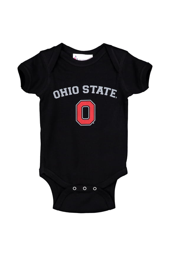 Infant Black Ohio State Buckeyes Arch & Logo Bodysuit