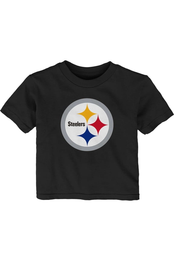 Infant Black Pittsburgh Steelers Primary Logo T-Shirt