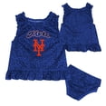 thumbnail image 1 of Infant  Blue New York Mets Playground Dress & Bloomers Set, 1 of 5