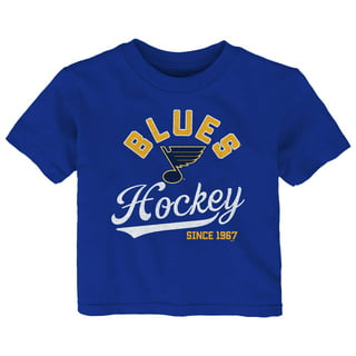 Youth Kids Navy Blue 2019 St Louis Blues Stanley Cup T-shirt M 10/12