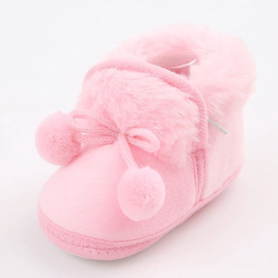 Infant Boots Winter Baby Girl Shoes Soft Sole Anti-Slip Toddler Snow Warm Prewalker Newborn Boots