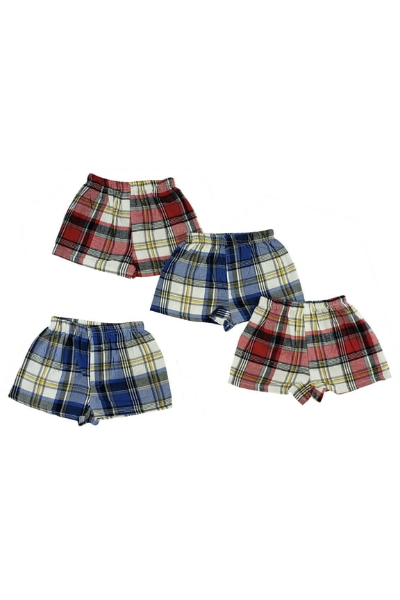 Infant Boxer Shorts - 4 Pc Set