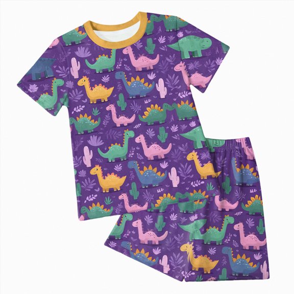 Boy Clothes Baby Boys Summer Cute Prints Sleeveless Training 12 18 24 Month 3T 4T 5T Children Clothing Set T-Shirt Tops & Shorts Sets 2PCS