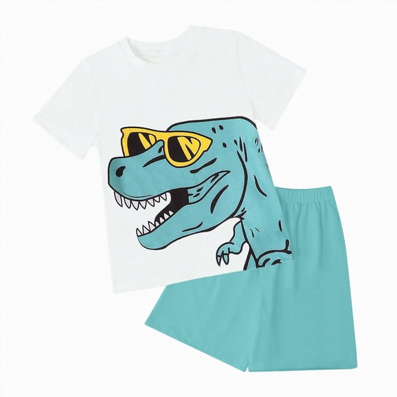 Boy Clothes Kids Summer Boys Spring Cotton Letter Printed Sleeveless Sports 6 12 18 24Months 2T 3T Tops Shorts Set T-Shirt Pant 2Pcs/Set 2PCS