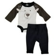 thumbnail image 1 of Infant Boys 2-Piece Long Sleeve Reindeer Bodysuit & Pants Set, 1 of 1