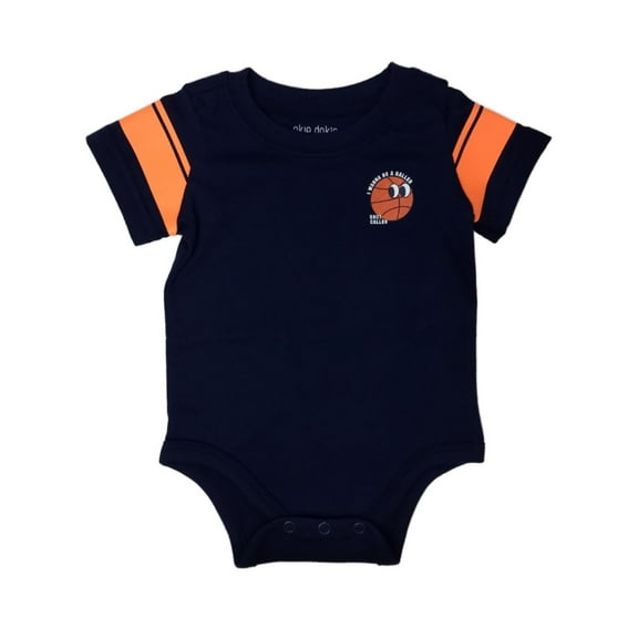 Infant Boys Blue Basketball Bodysuit Baller Shot Caller Creeper Shirt 3 Months